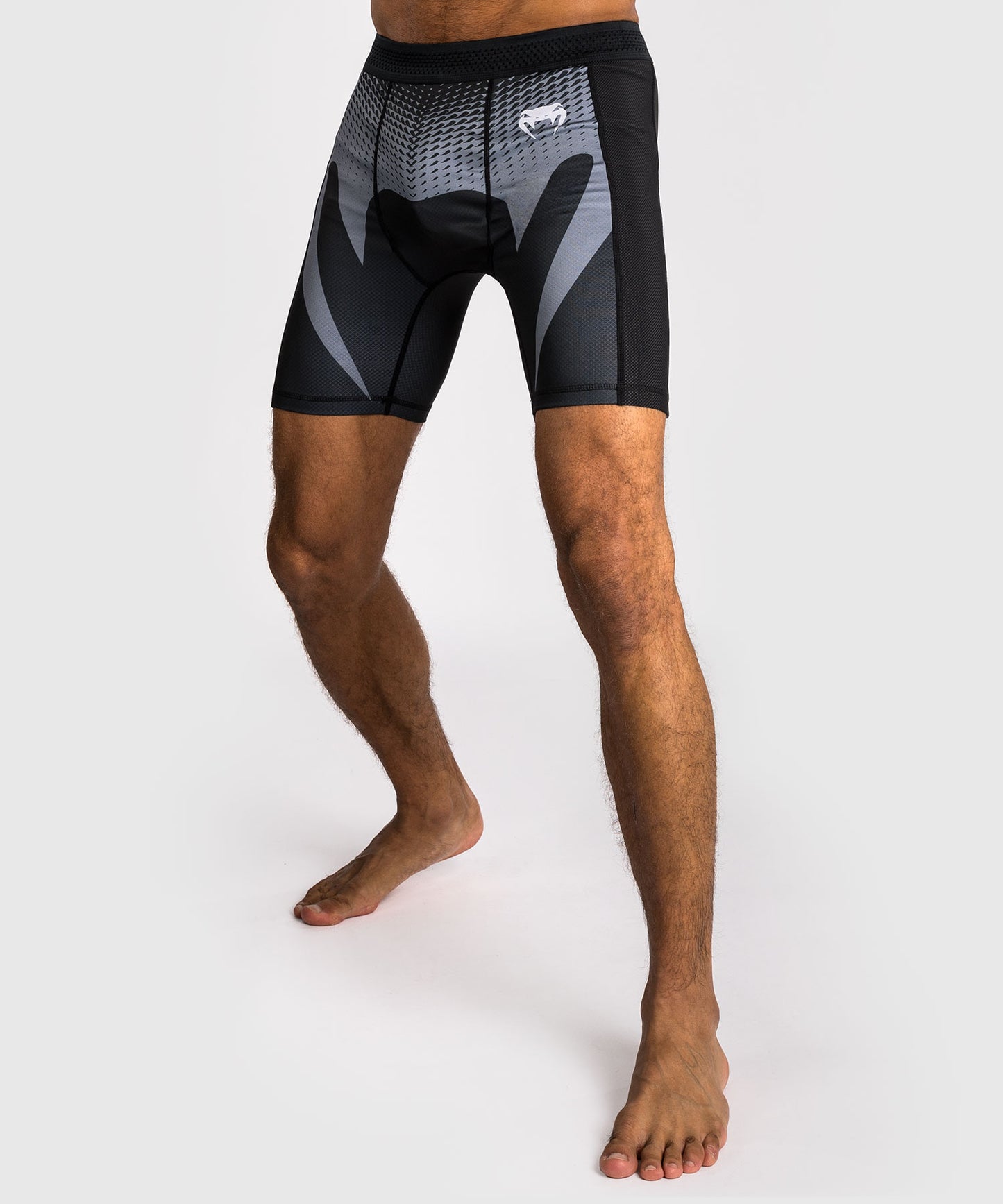 Venum No Gi Vale Tudo Shorts - Black/ Silver Grey