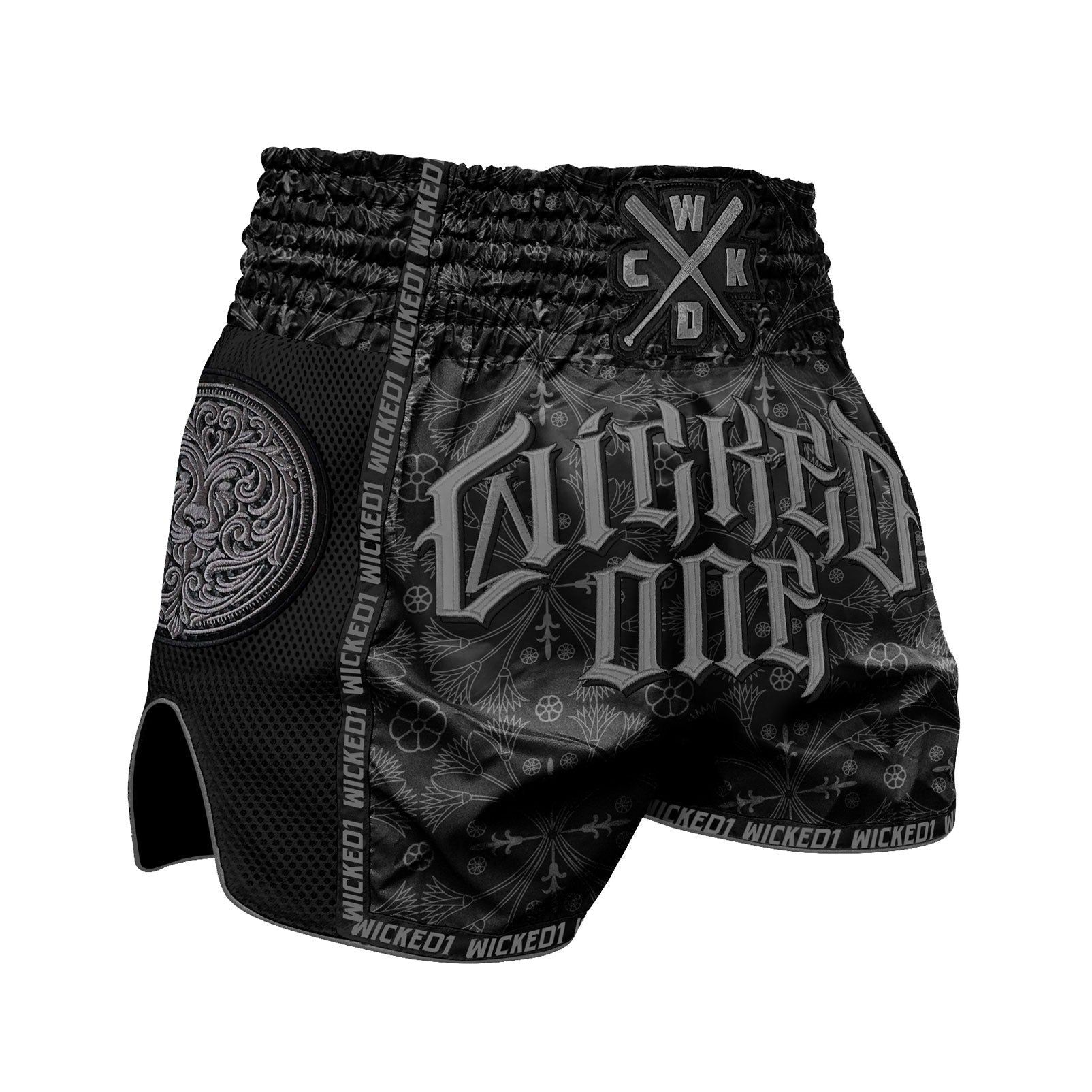 Short Muay Thai Wicked One Kingdom Gris – Dragon Bleu
