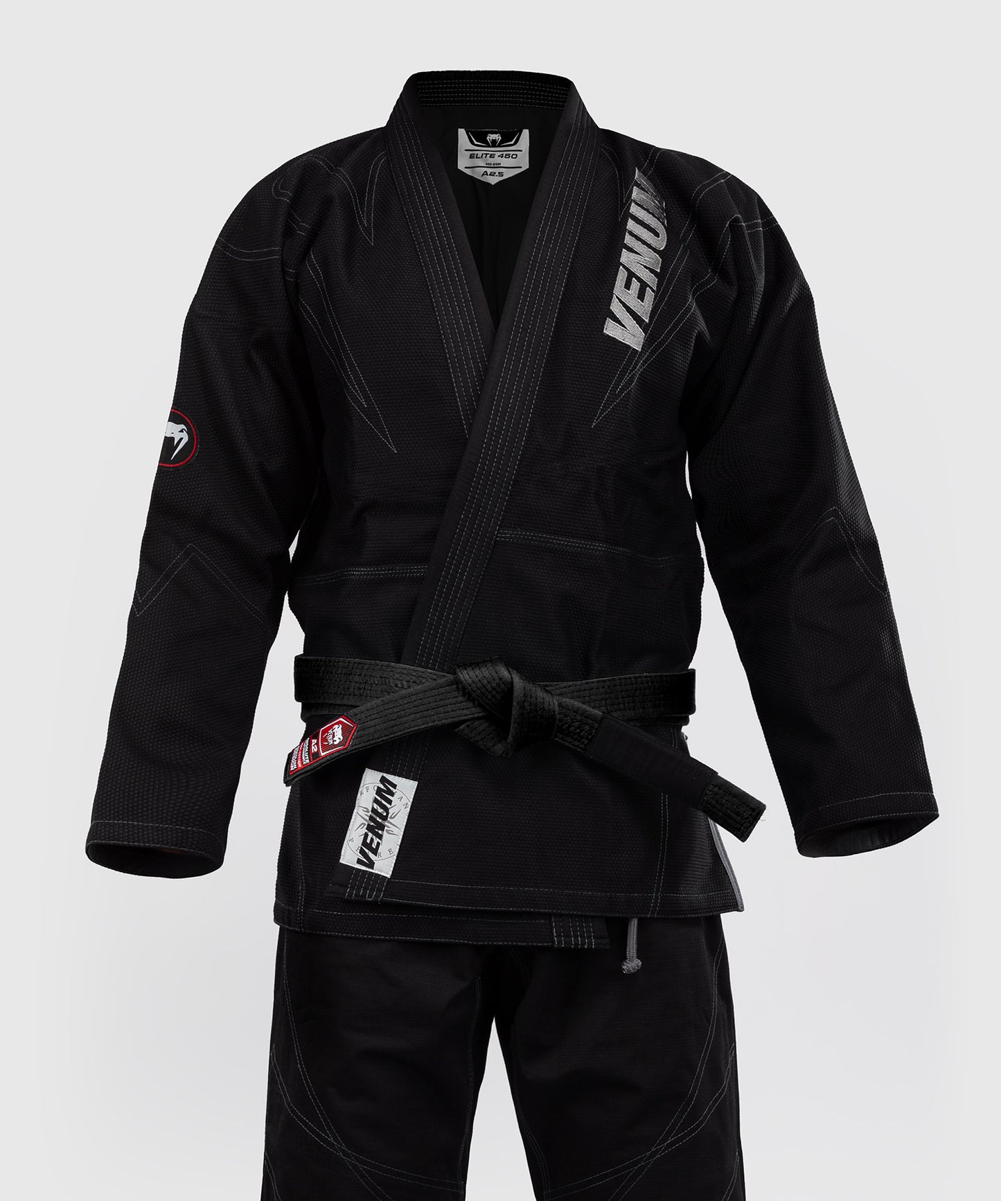Venum Elite 5.0 Brazilian Jiu Jitsu Gi (450 gsm) - Black