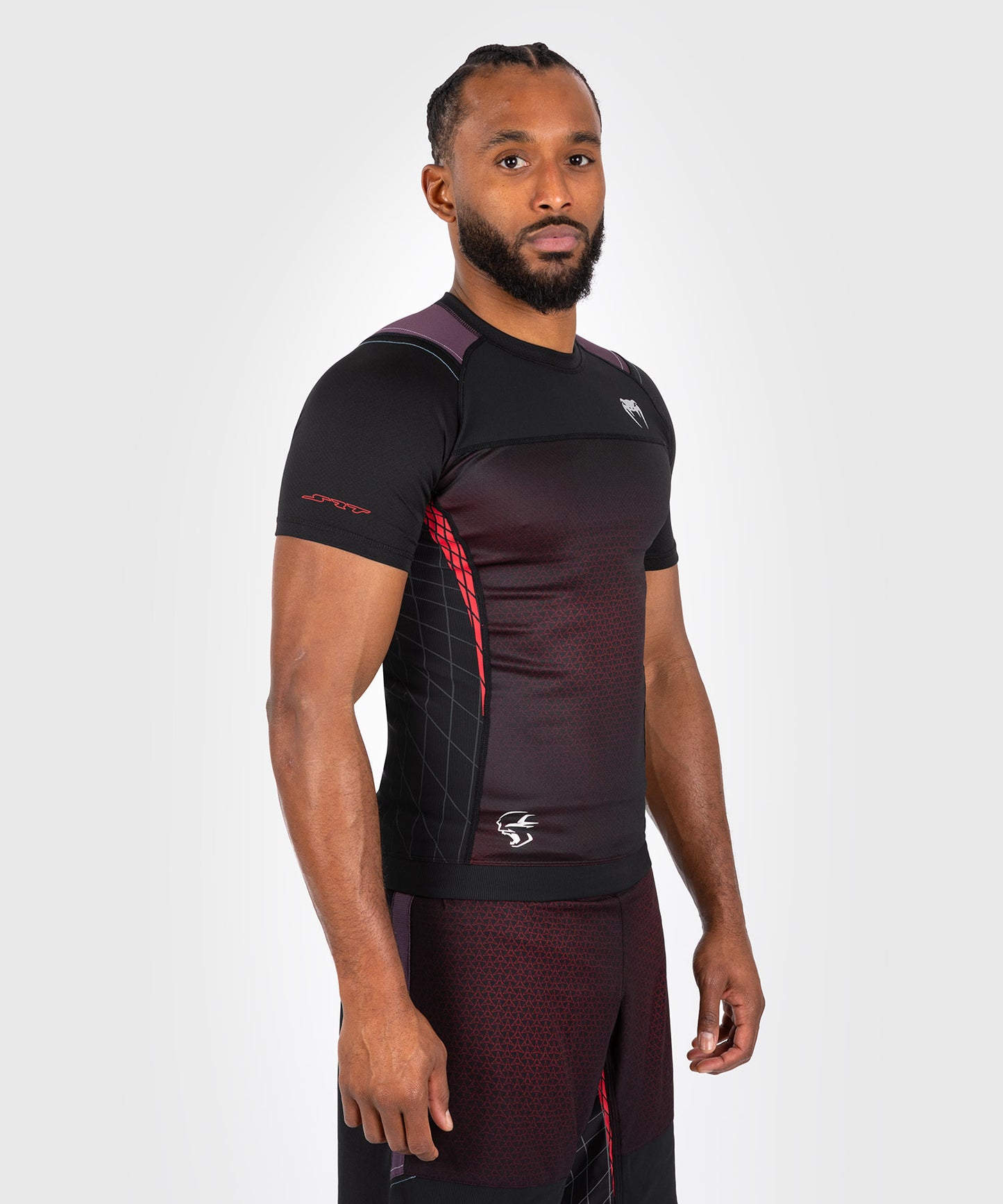 Venum x Dodge Banshee Kurzärmeliger Rashguard für Männer - Schwarz