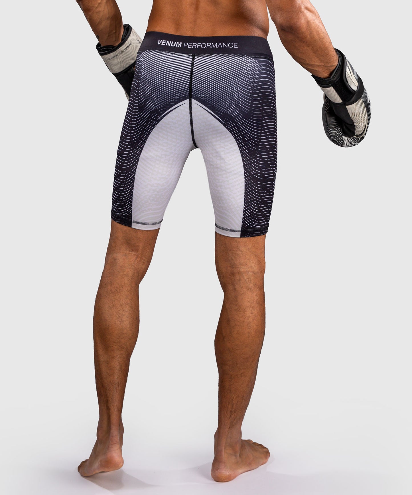 Venum Galactic 3.0 Pantaloncini a Compressione - Bianco Sporco/Nero