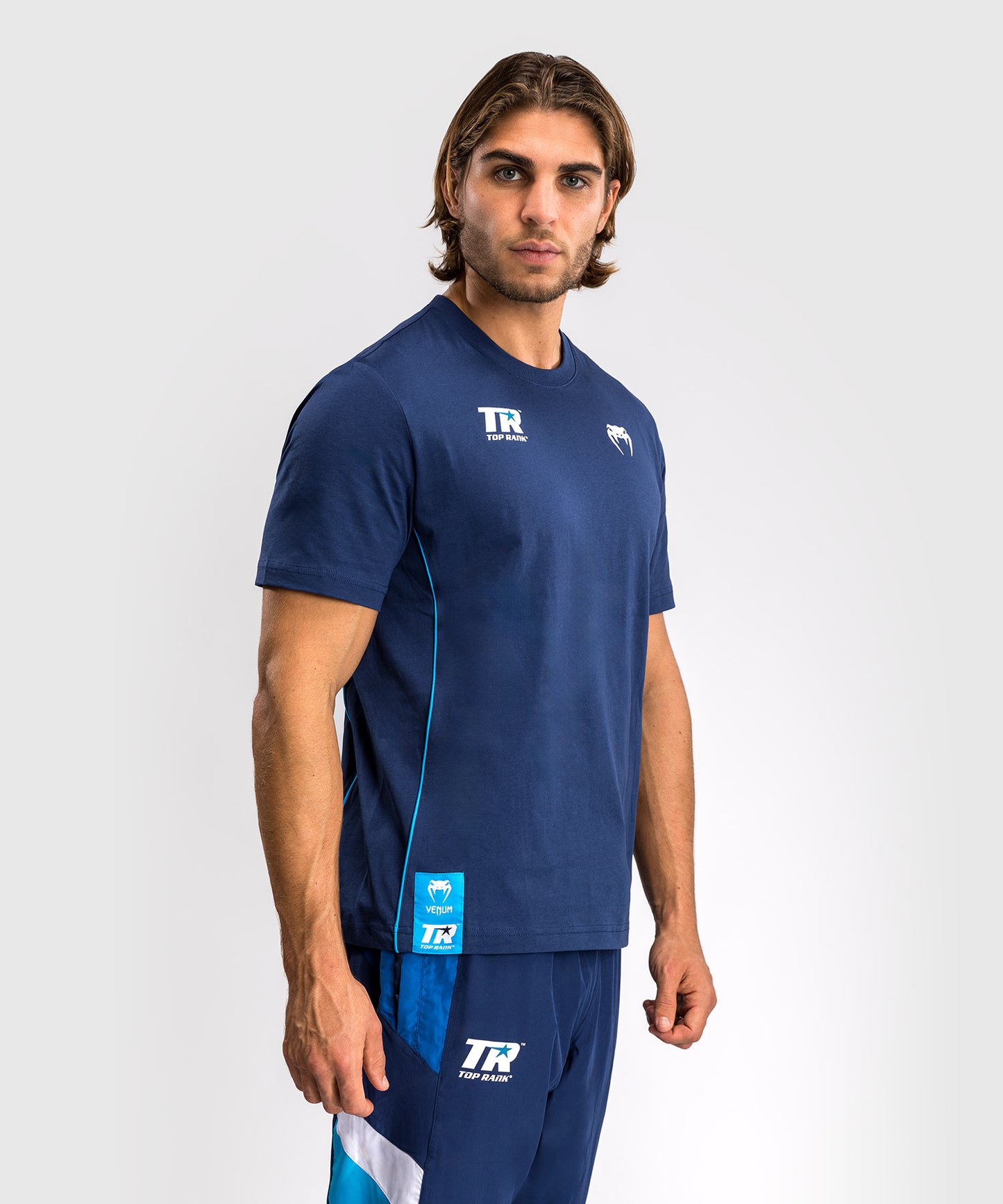 Venum x Top Rank Original Camiseta para Hombre - Azul Marino