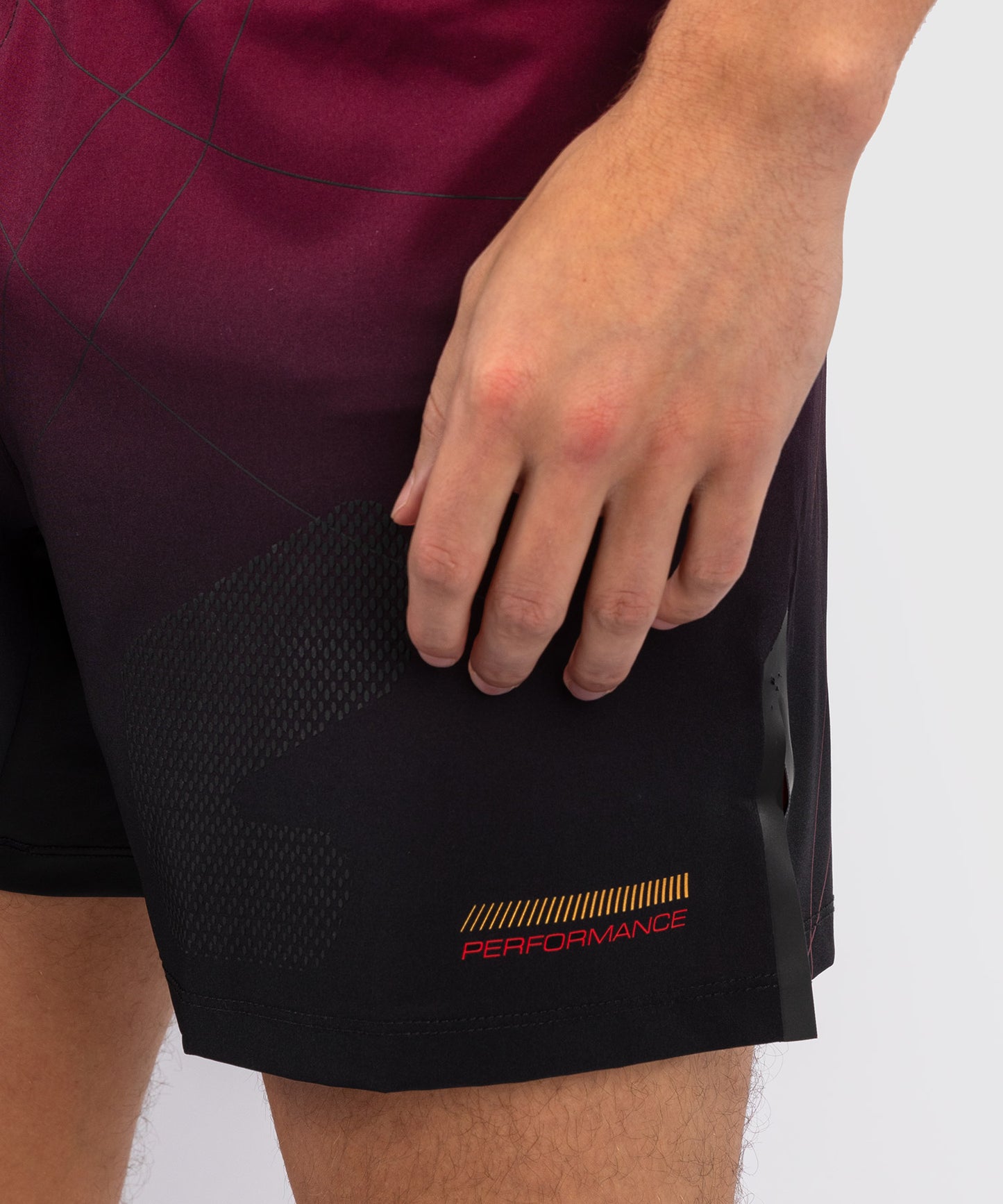 Venum Tactical XT Fight Shorts - Schwarz/Burgund/Gold