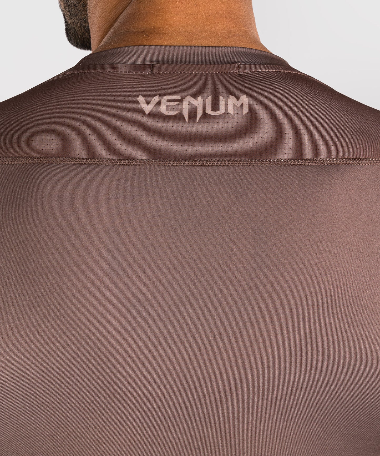 Venum No Gi Rashguards - Chocolate Brown