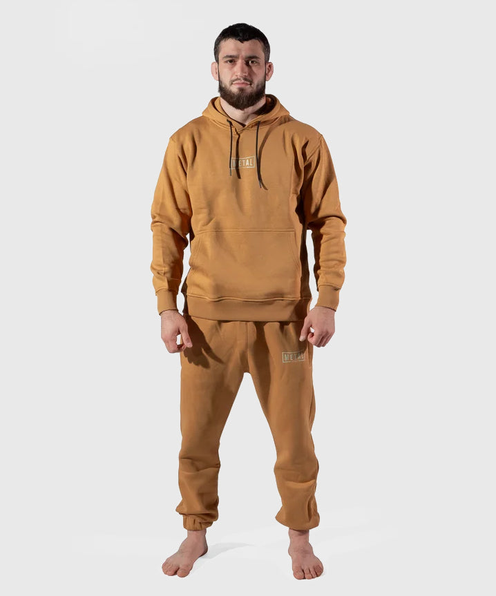 Metal Boxe Caucasian Hills Hoodie - Beige