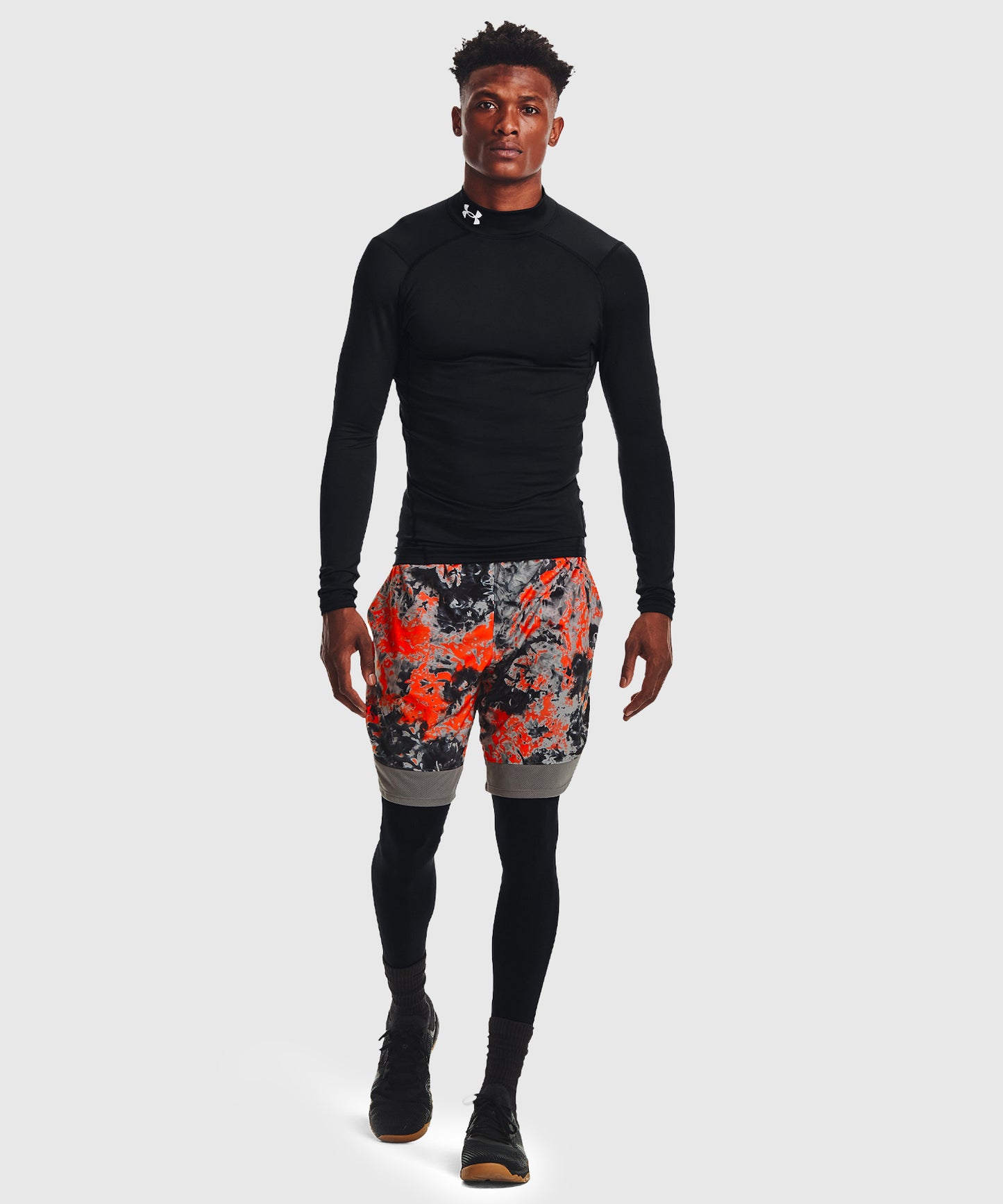 Haut De Compression À Col Montant Under Armour Coldgear - Noir