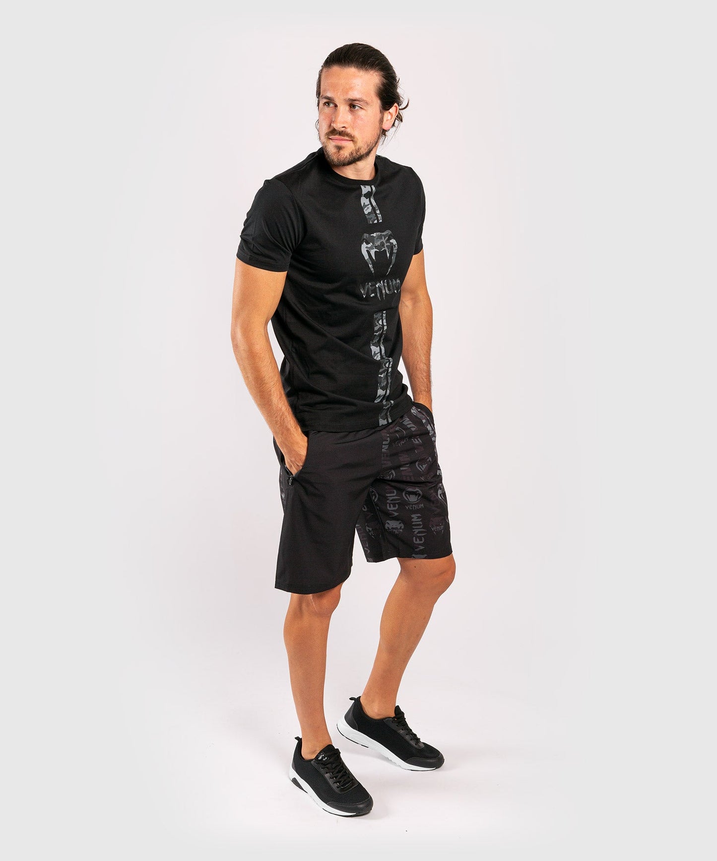 Venum Logos Sport Shorts - Black/Urban Camo