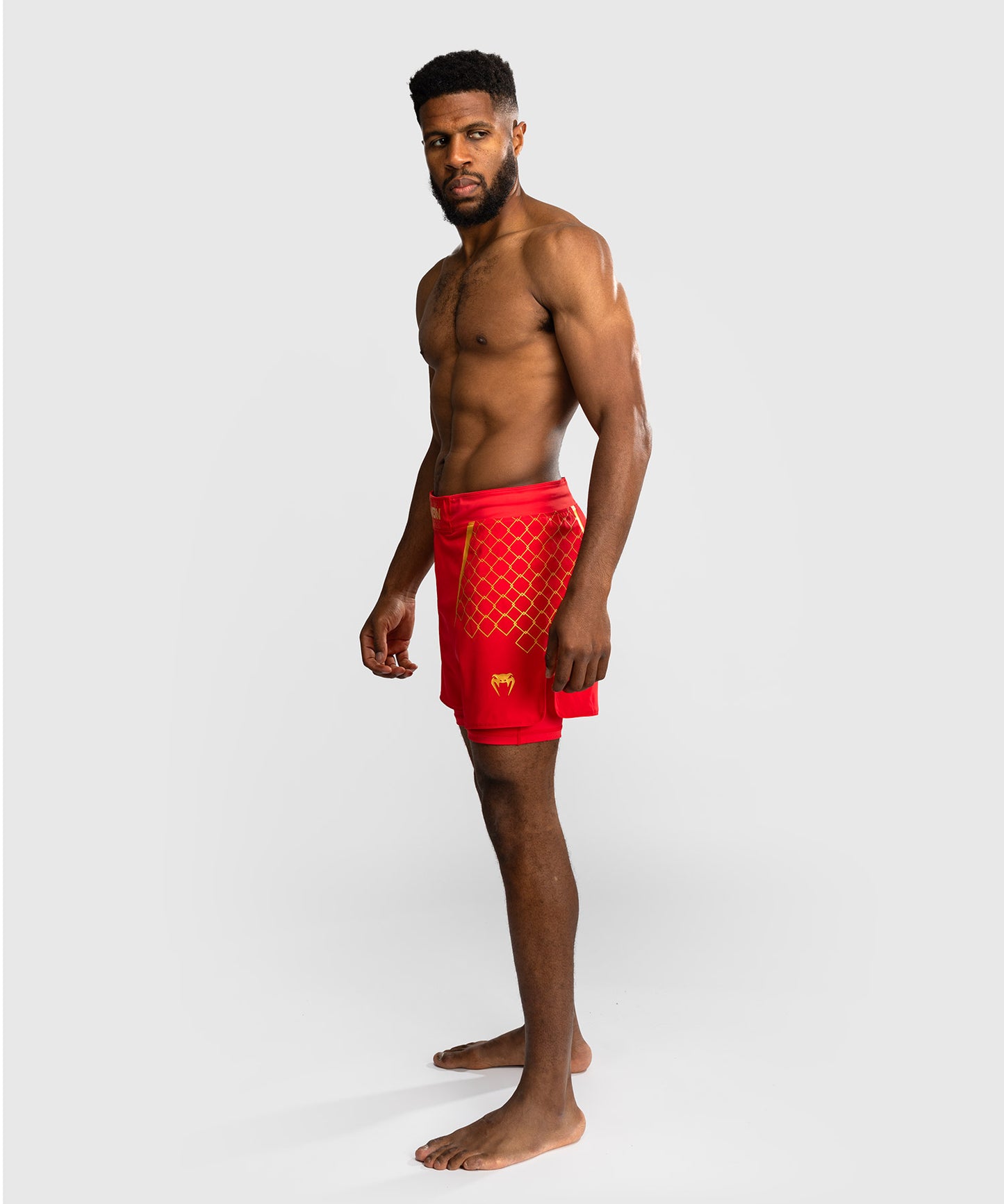 Venum x WOW FC Fury Red/ Gold Pantaloni da combattimento da uomo