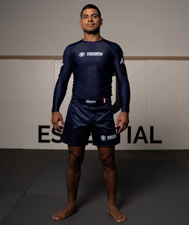 Fightshort Mid Cut Tatamifightwear Impact - Bleu Marine