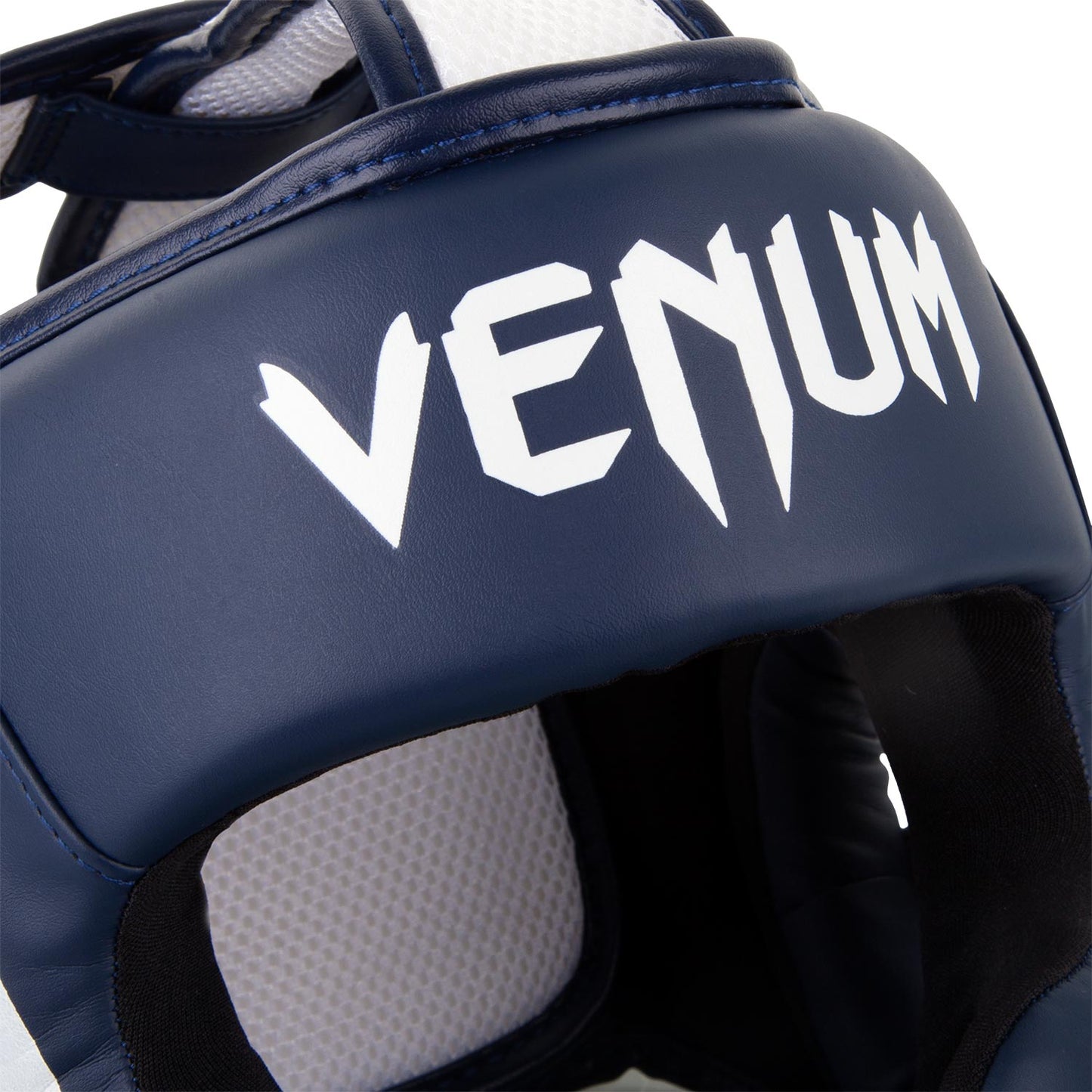 Casque de Protection Venum Elite - Blanc/Bleu Marine