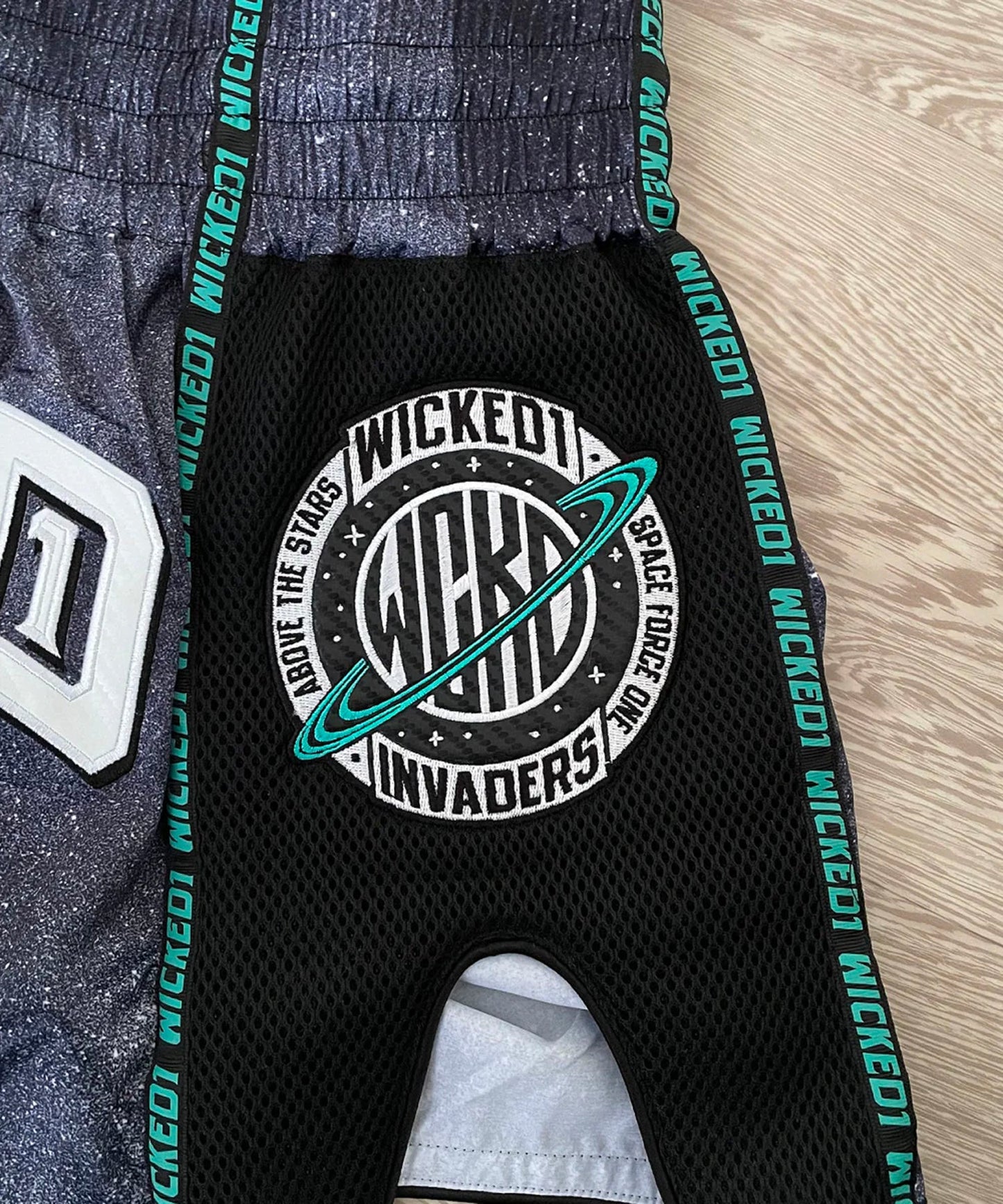 Short de Muay Thai Wicked One Invaders - Noir