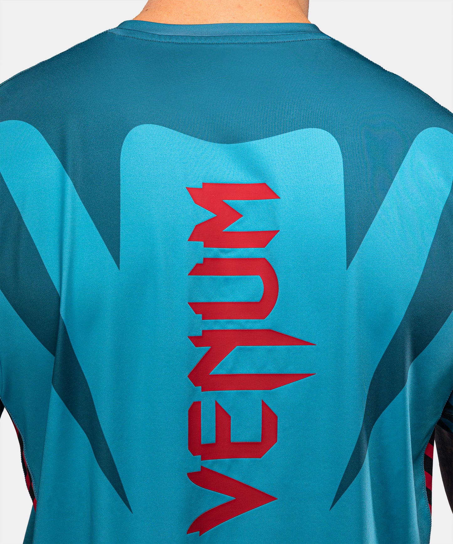 Venum Attack 90 Dry-Tech-T-Shirt – Türkis/Rot