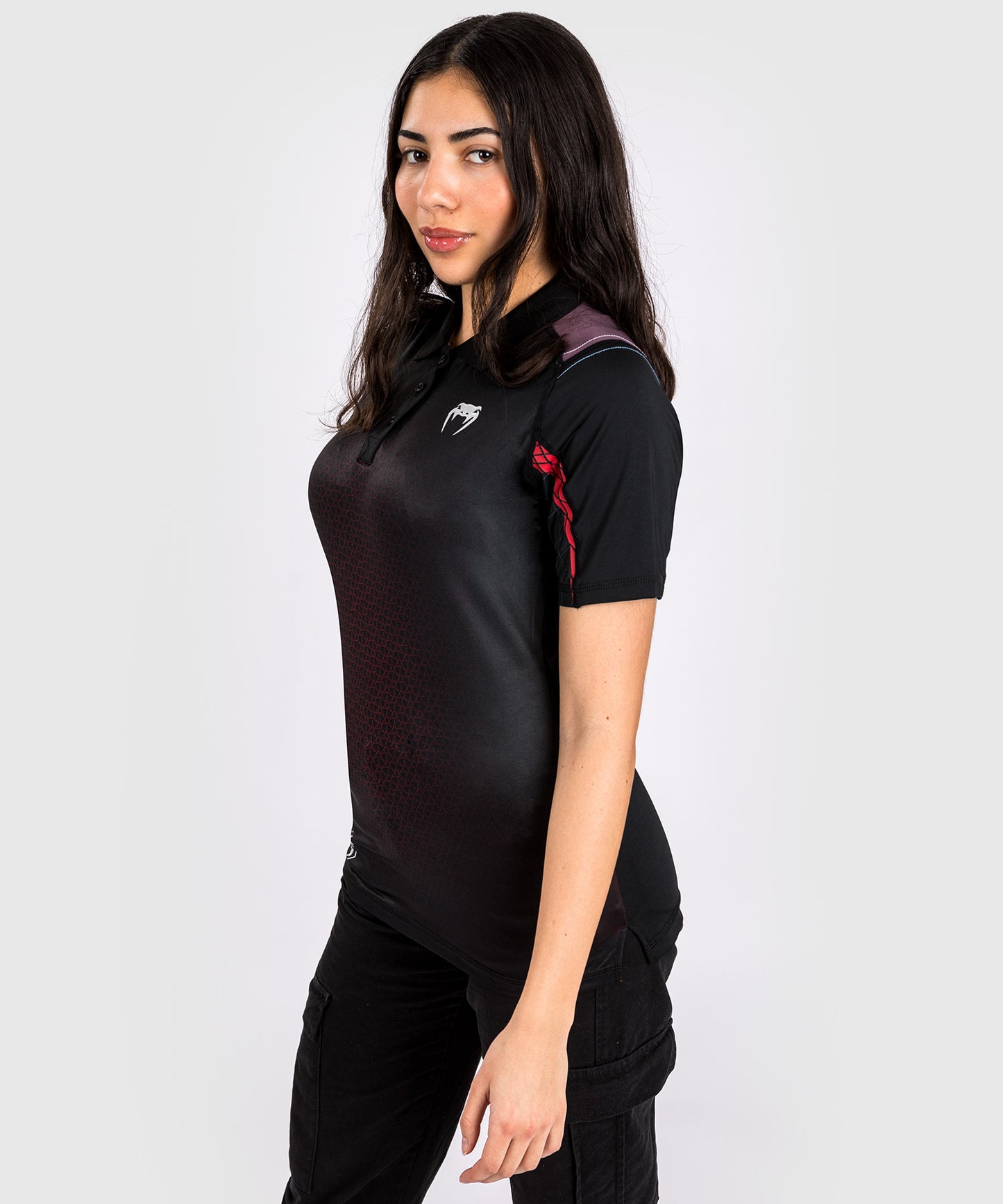 Venum x Dodge Banshee Polo de mujer Dry Tech - Negro