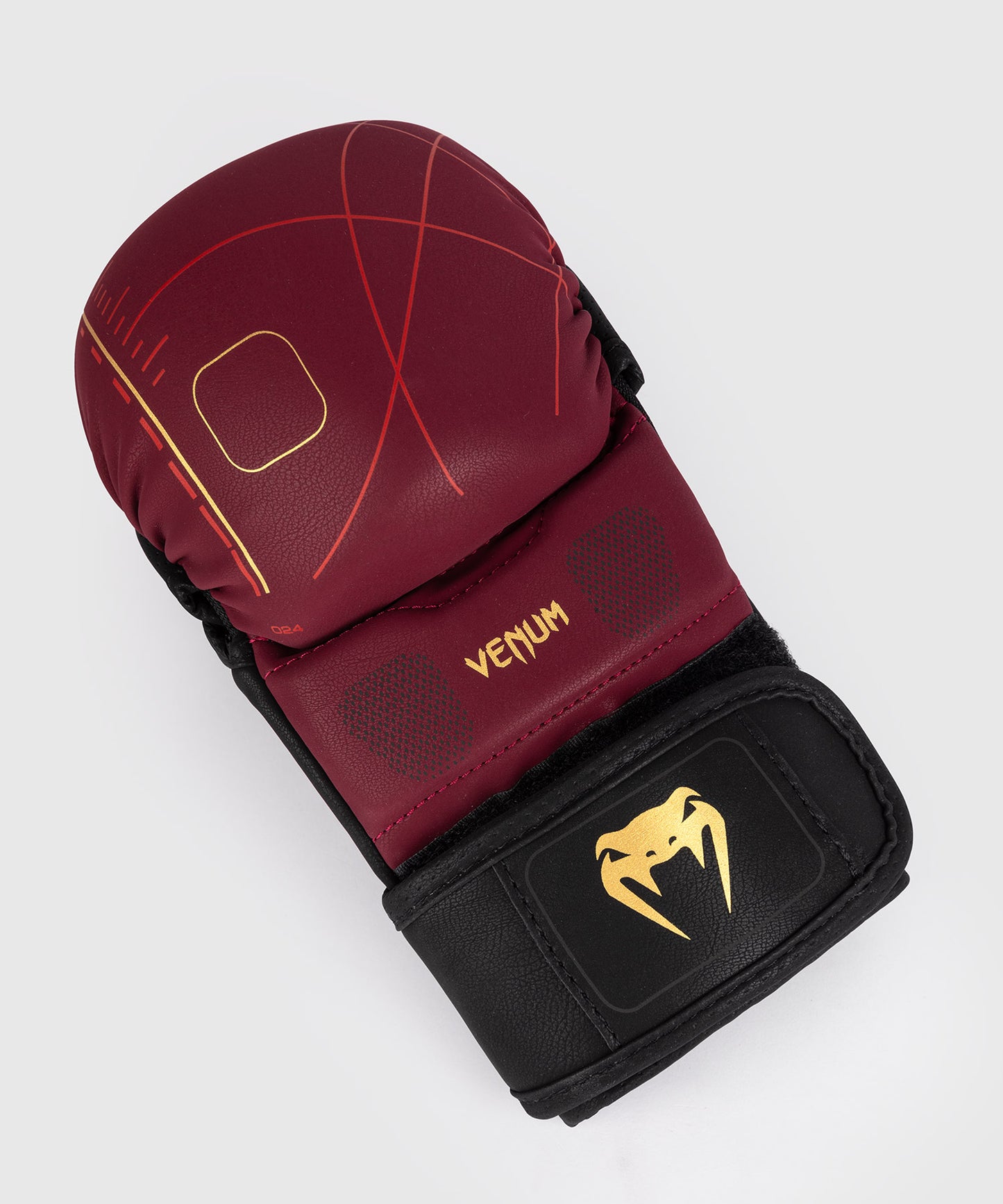Venum Tactical XT Sparring Gloves - Black/Burgundy/Gold