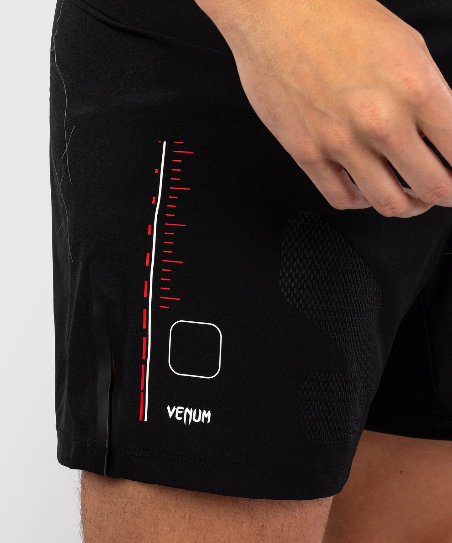Venum Tactical XT Fightshorts für Männer - Schwarz/Feuerrot