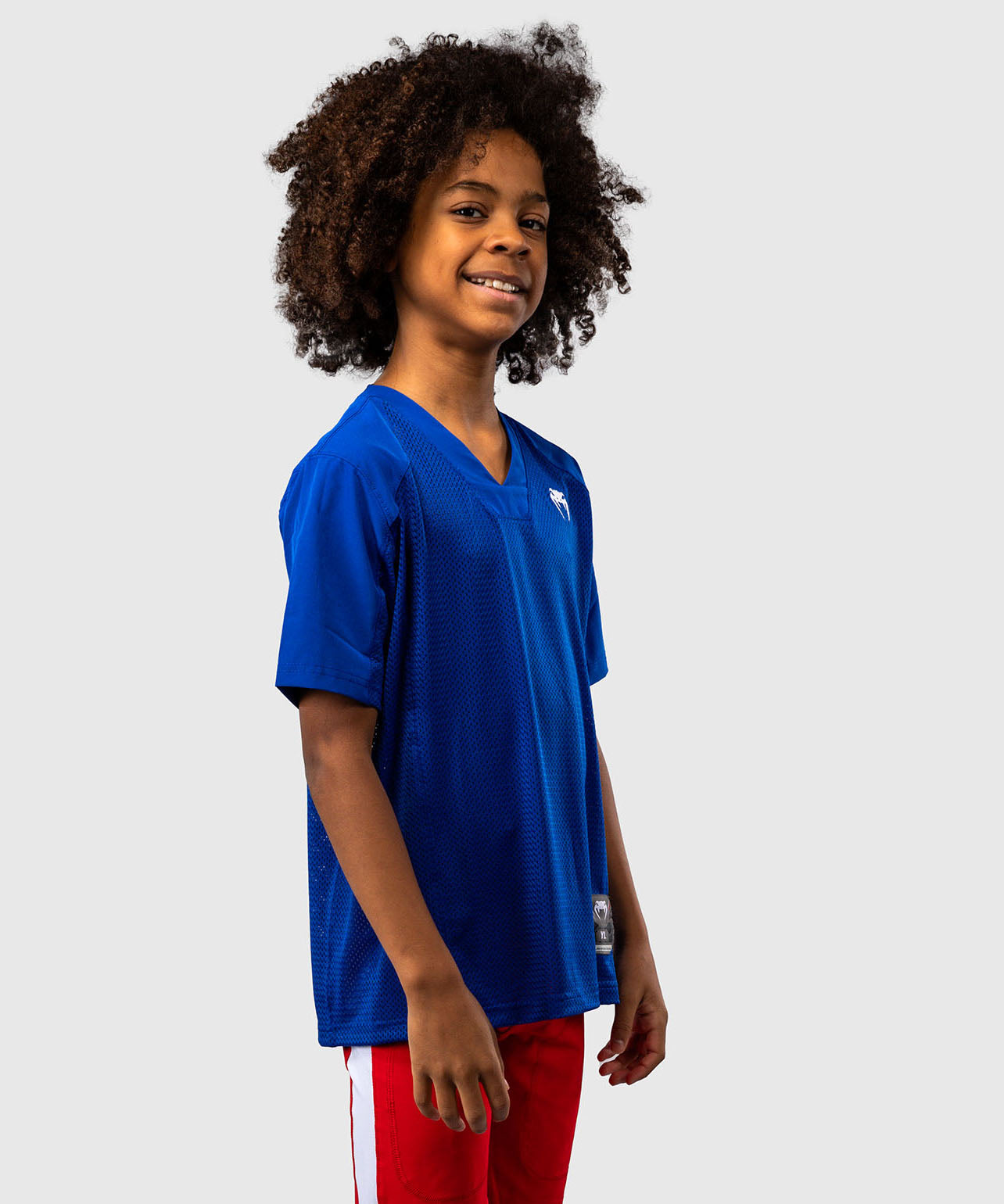 Venum Elite Fußball Kurzarmtrikot für Kinder - Königsblau