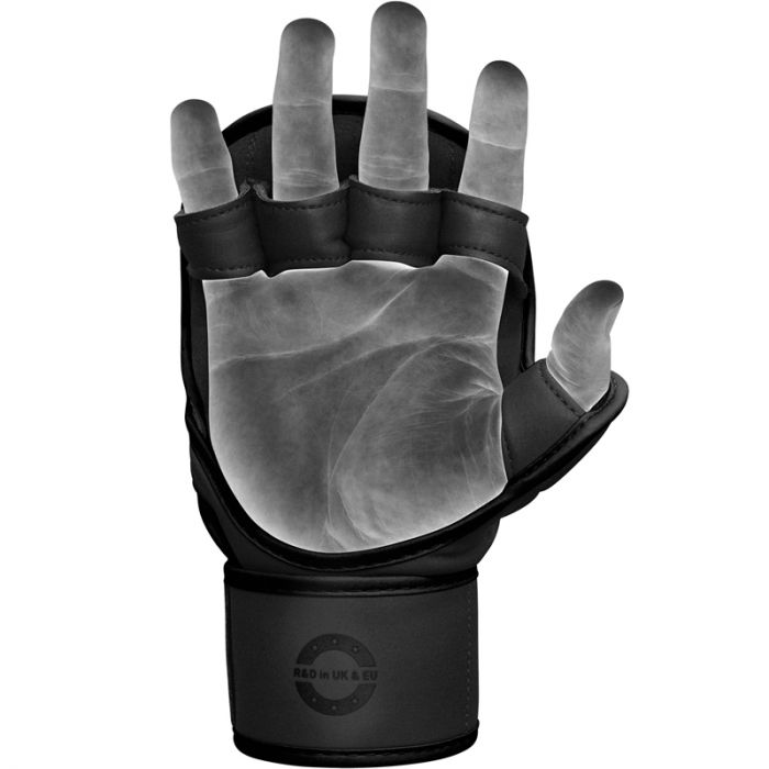 Gants de sparring MMA F6 Kara RDX - Noir/Noir