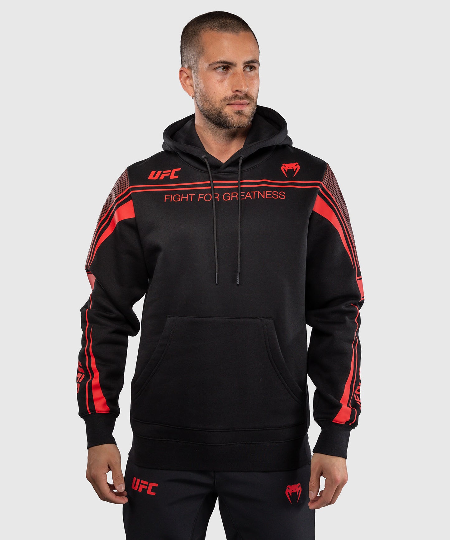 Venum UFC Unity by Venum Authentic Fight Week Herren-Kapuzenpullover - Schwarz