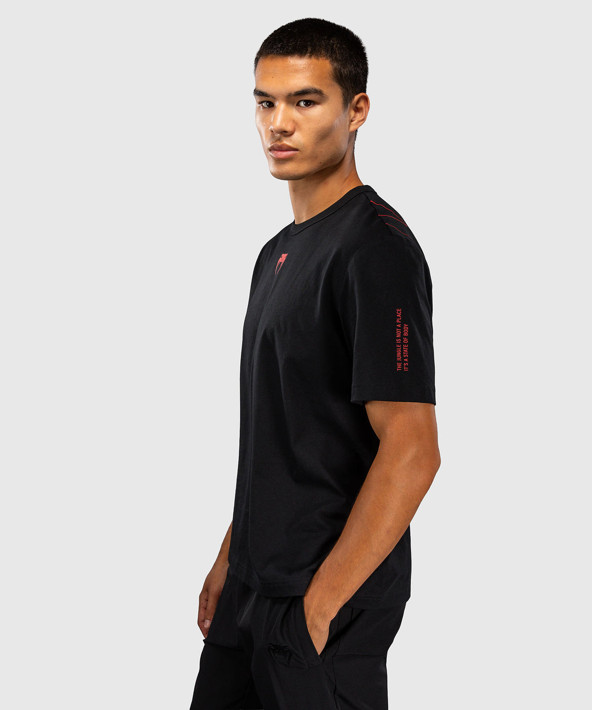 Venum Amazonia Reborn Camiseta - Negro/Rojo
