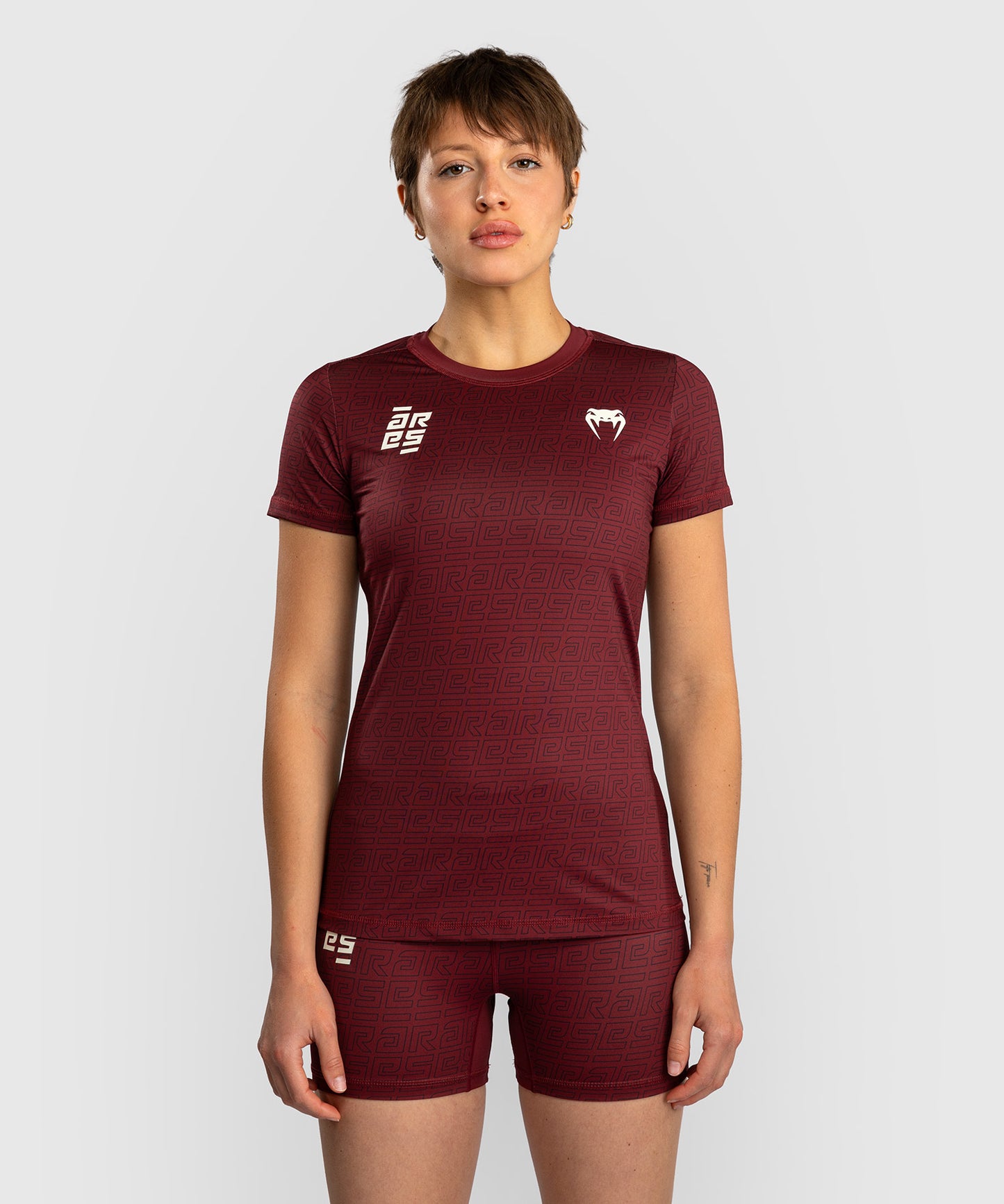 Venum x Ares Maglietta Donna Dry-Tech - Borgogna