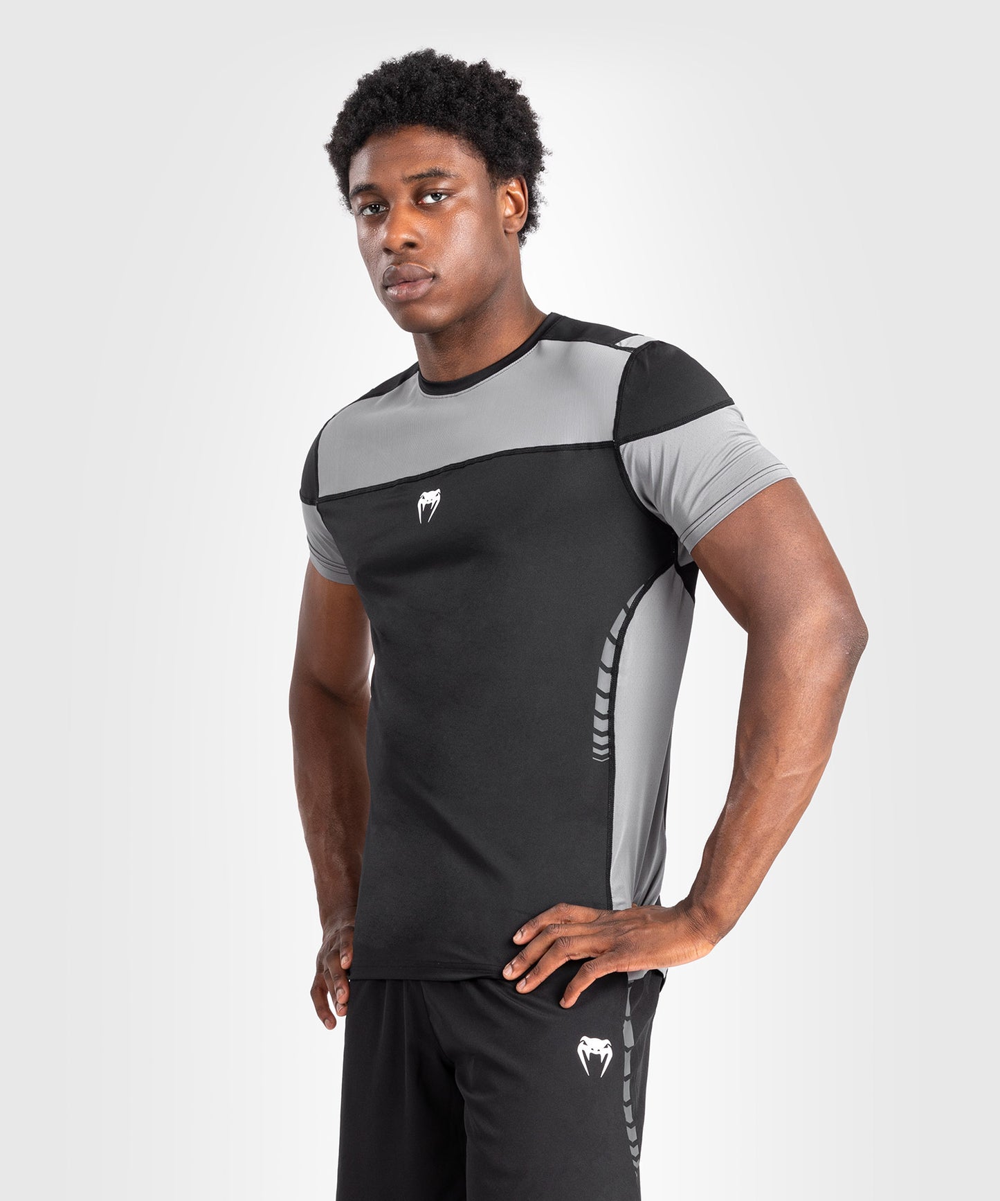 T-shirt Dry-Tech pour Hommes Venum Tempest - Noir/Gris