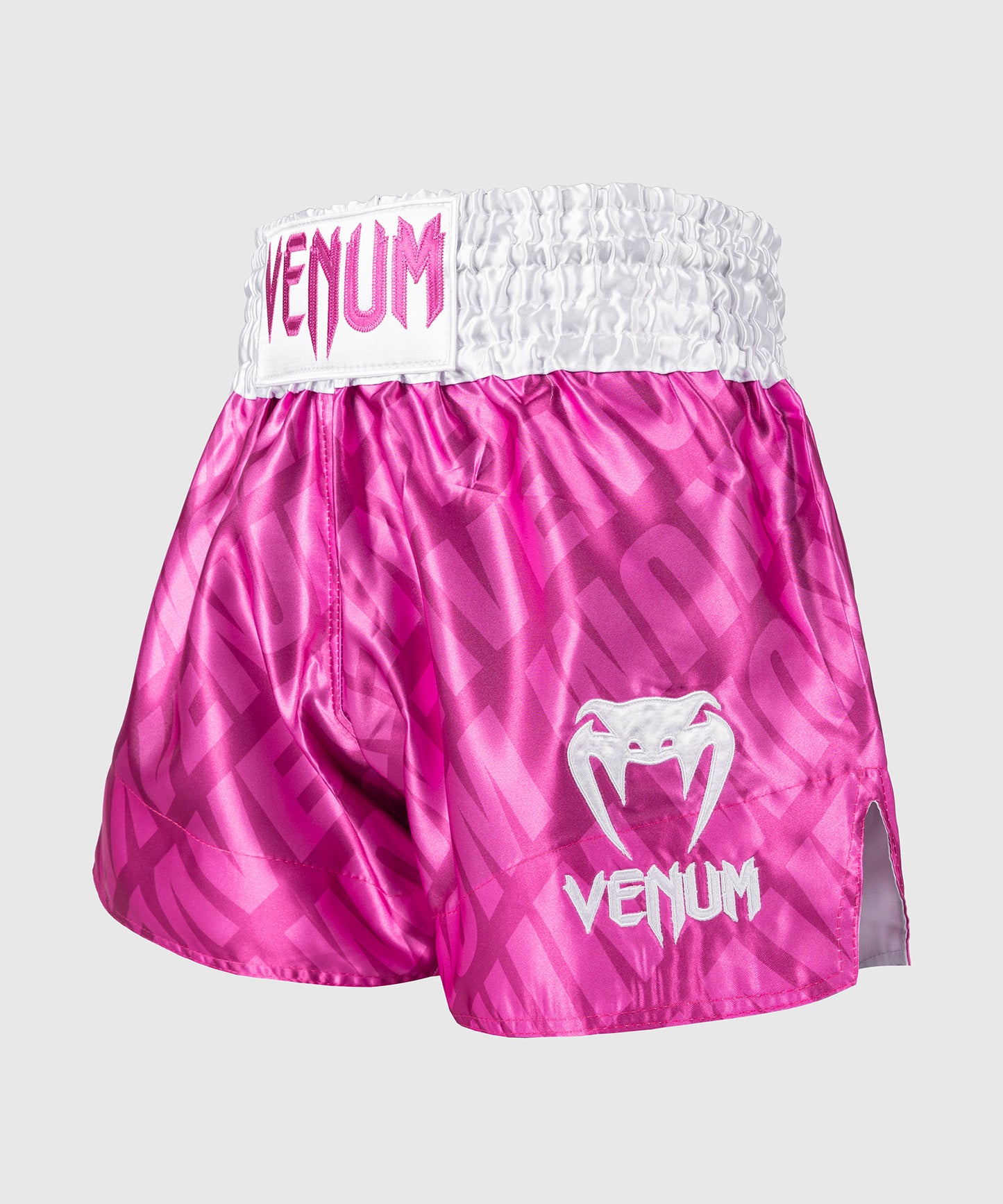 Venum Contender XT Pantaloncini Muay Thai - Rosa Candy/Bianco