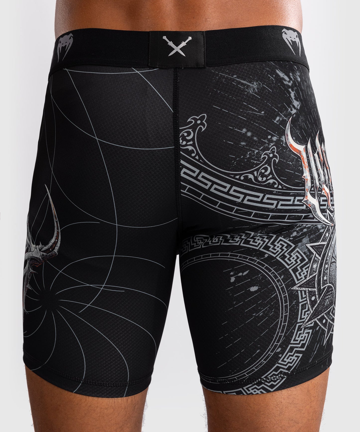 Short de compression pour Hommes Venum Gladiator 5.0 - Noir/Argent
