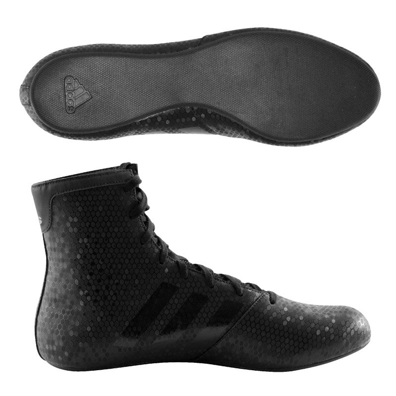 CHAUSSURES DE BOXE FRANCAISE ADIDAS - Noir