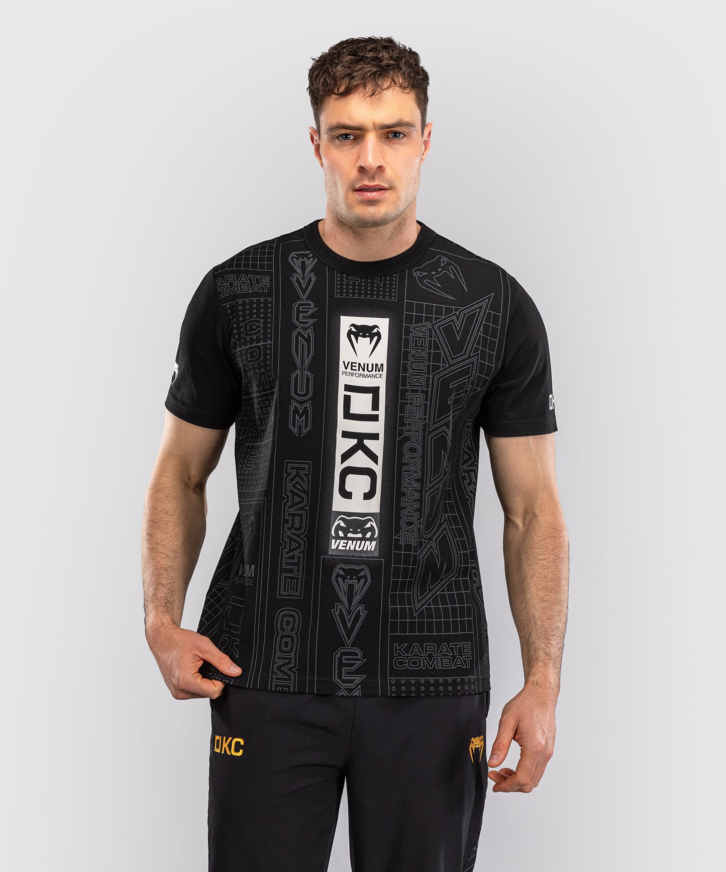 Karate Combat by Venum T-shirt - Black/Grey