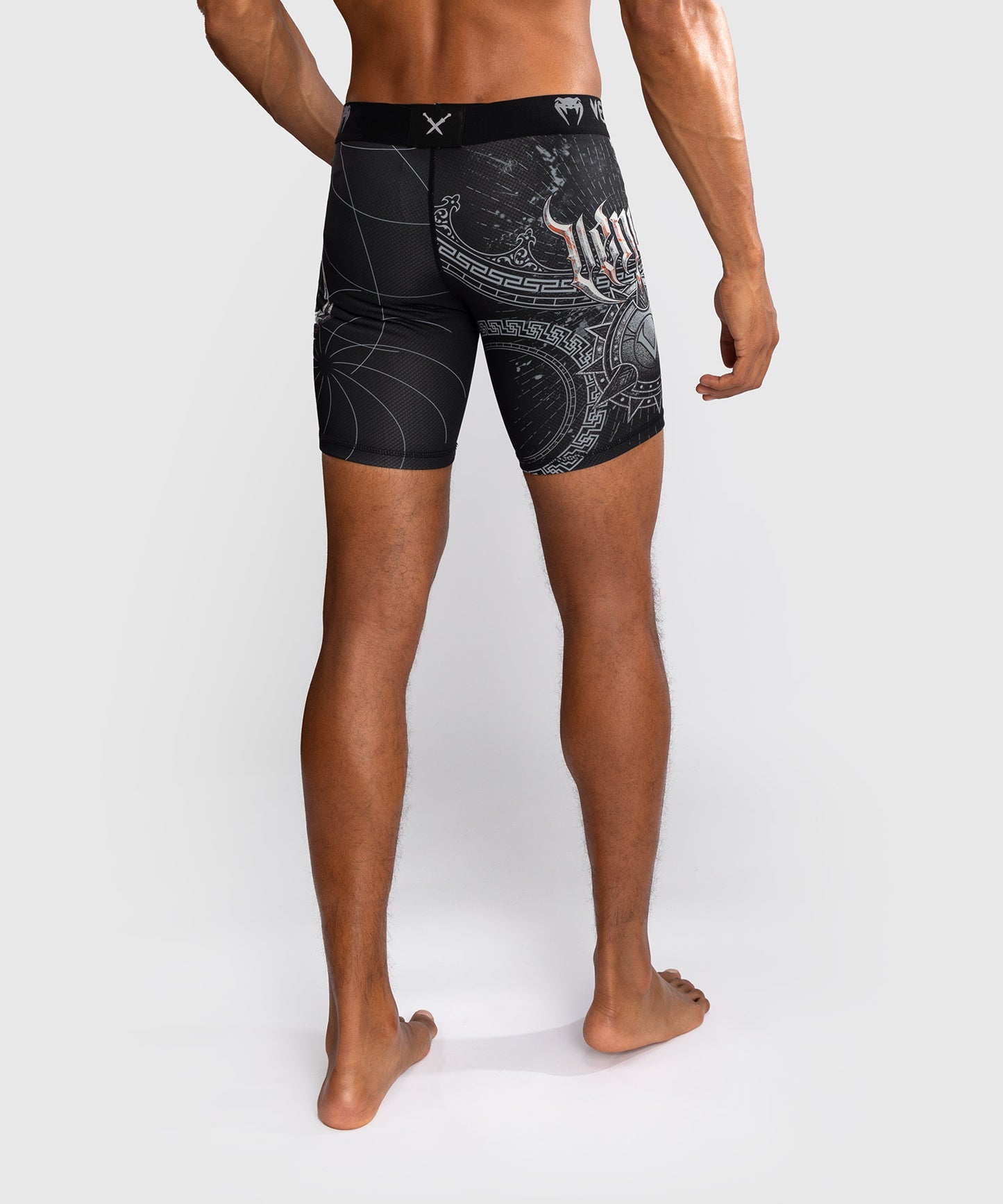 Short de compression pour Hommes Venum Gladiator 5.0 - Noir/Argent