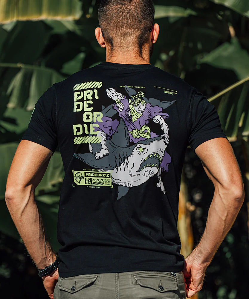 Pride Or Die Dangerous Water V2 Training T-shirt - Black