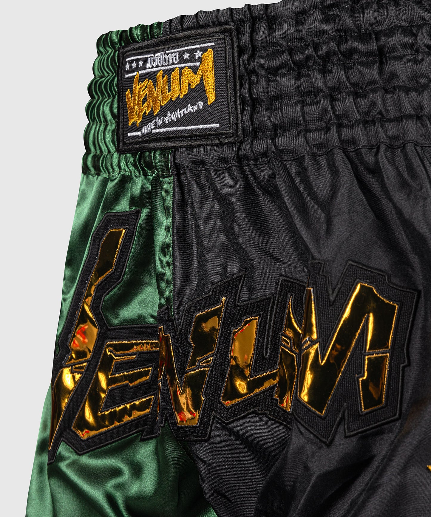 INFERNO 2.0 Muay Thai Shorts Black/Khaki