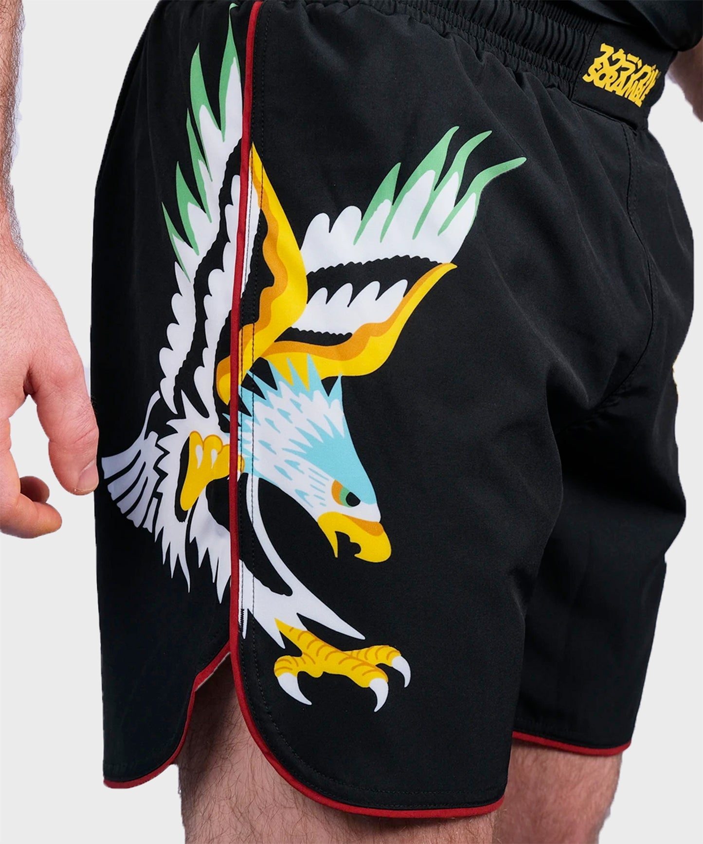 Scramble Sukajan Fightshorts - Negro