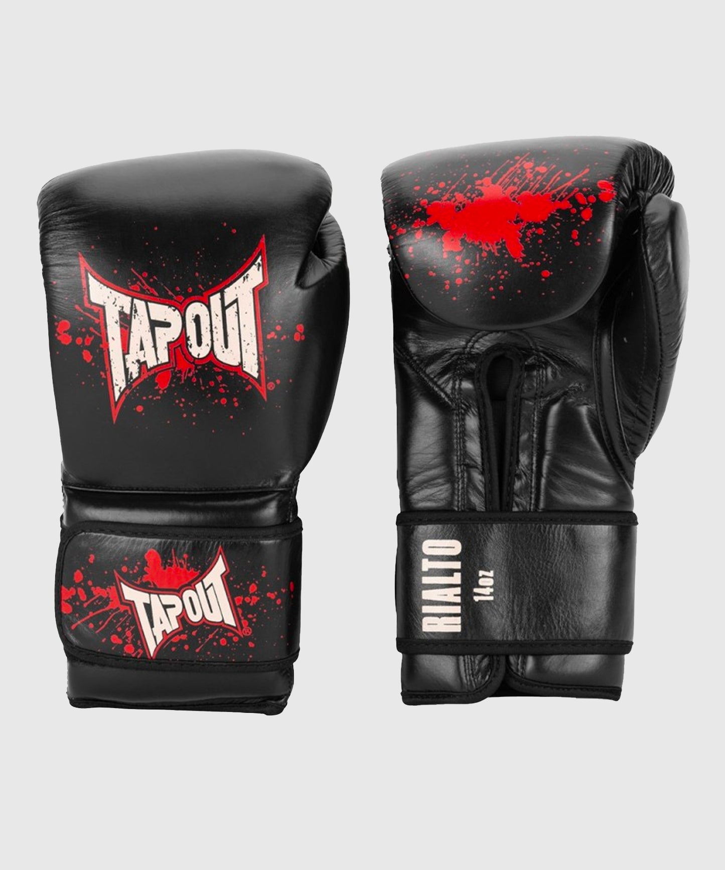 Tapout Rialto Guantes de Boxeo - Negro/Crudo/Rojo