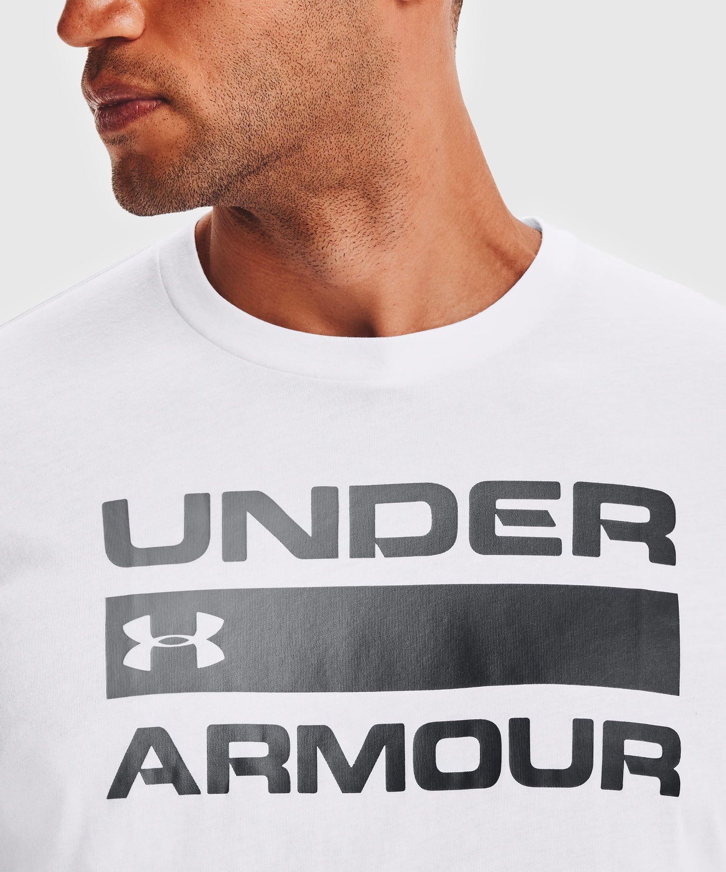 T-Shirt Under Armour Ua Team Issue Wordmark - Blanc