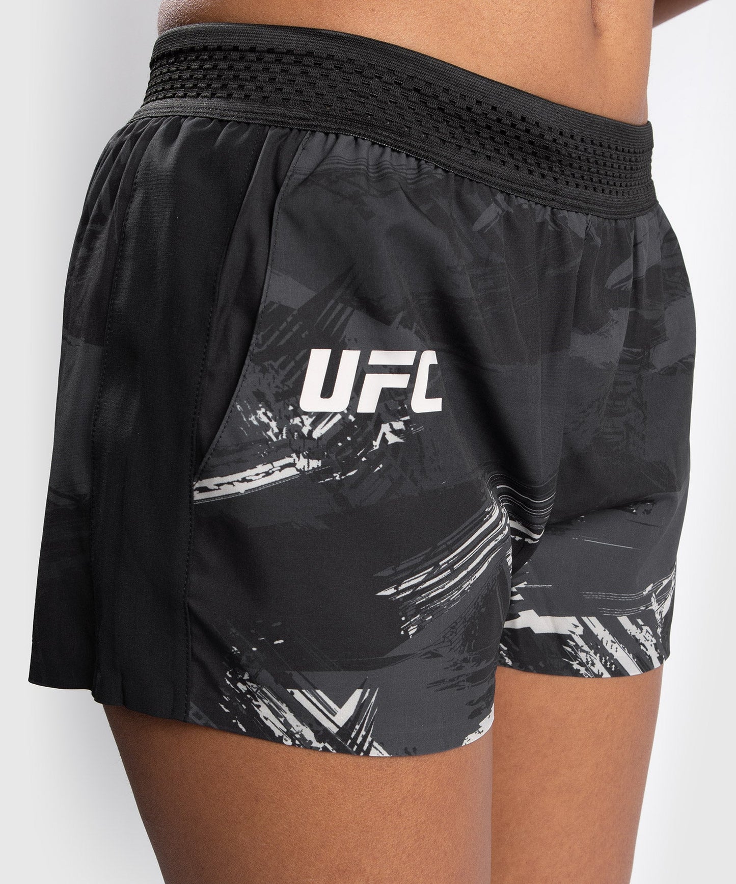UFC Venum Authentic Fight Week 2.0 Training Shorts - For Women - Black/Sand