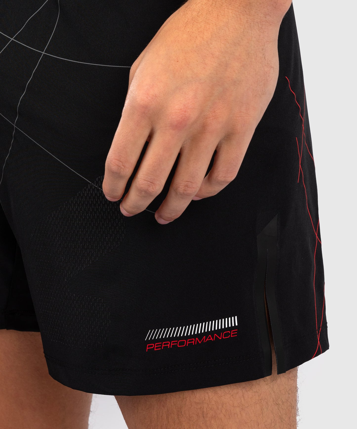 Venum Tactical XT Fightshorts für Männer - Schwarz/Feuerrot