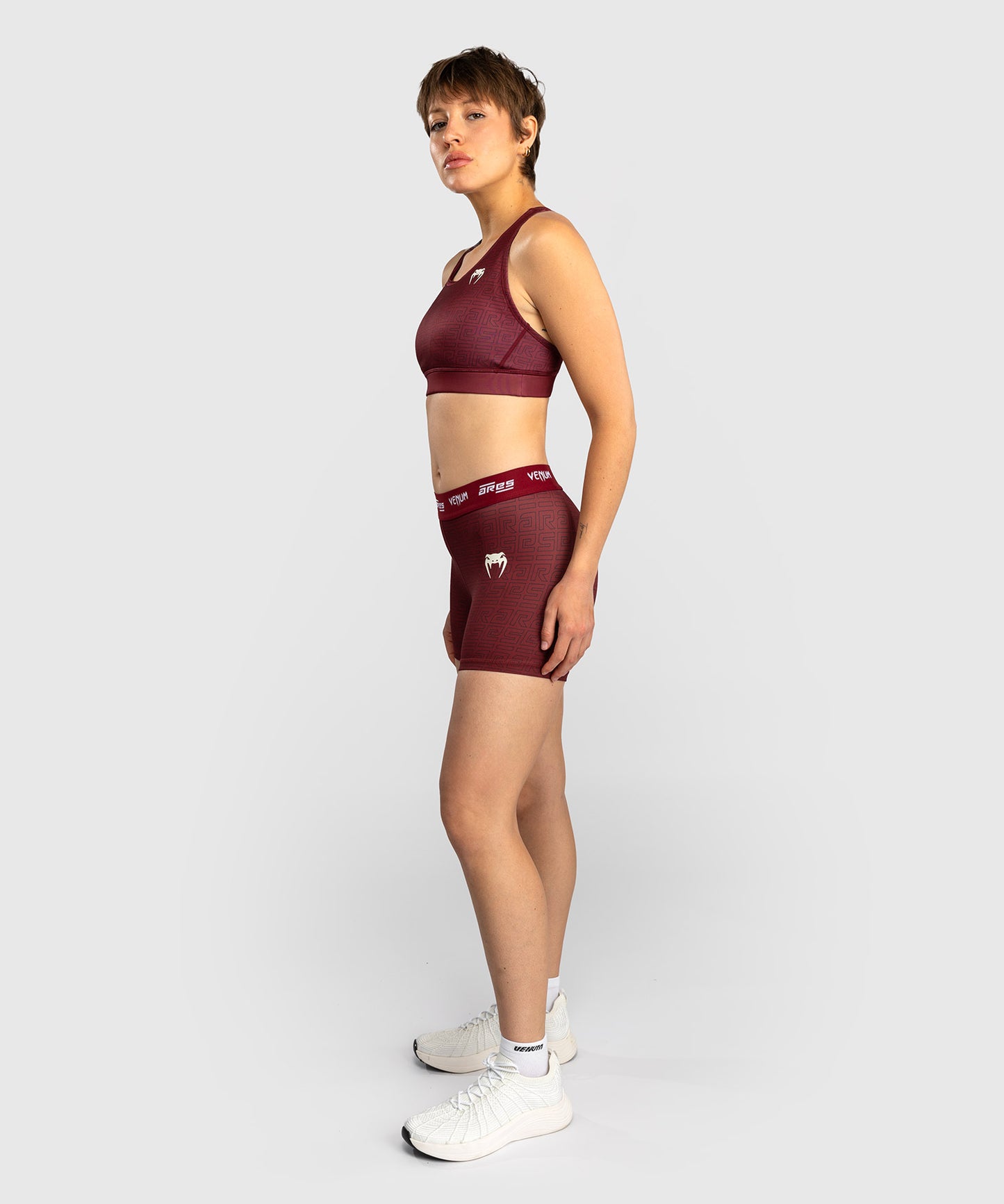 Venum x Ares Pantalones Vale Tudo para Mujer - Burdeos