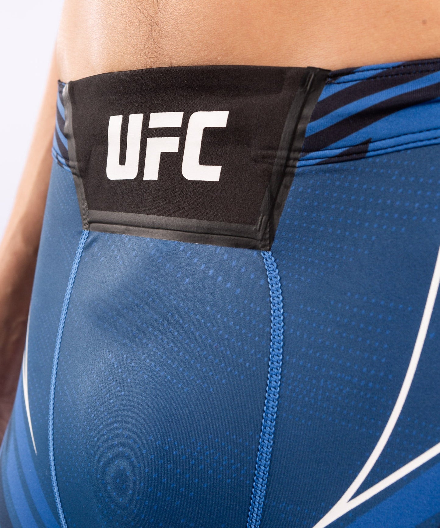 Men's UFC Venum Authentic Fight Night Compression Short - Long Cut - Blue