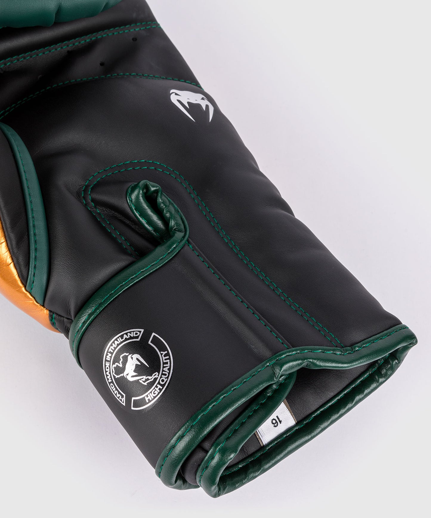 Gants de boxe Venum Elite - Vert/Bronze/Argent