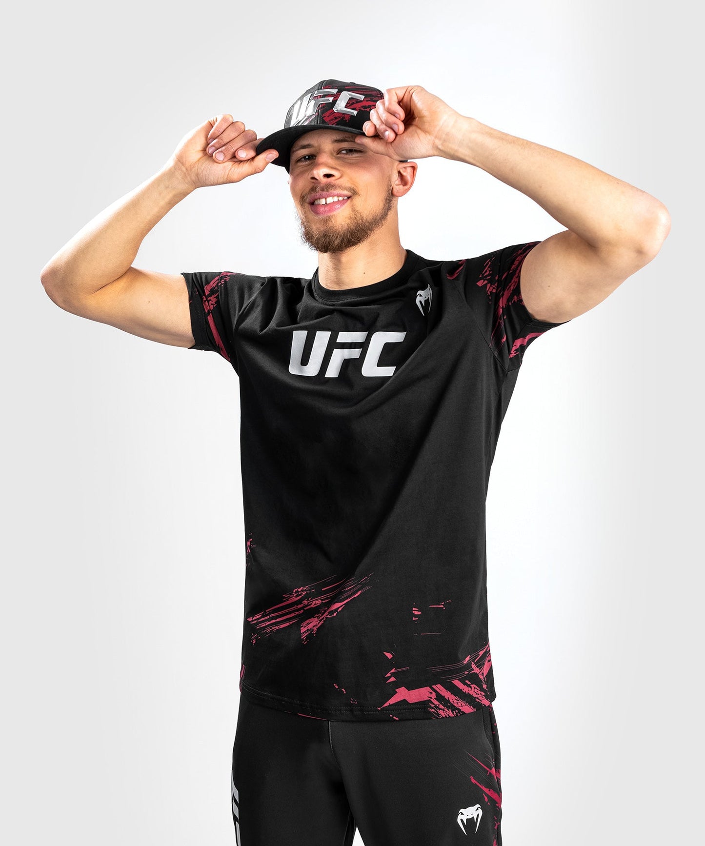 UFC T-Shirt Venum Authentic Fight Week 2.0 - Short Sleeve - Black