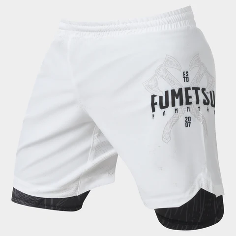 Short de MMA Fumetsu Dual Layer Berserker - Blanc/Noir