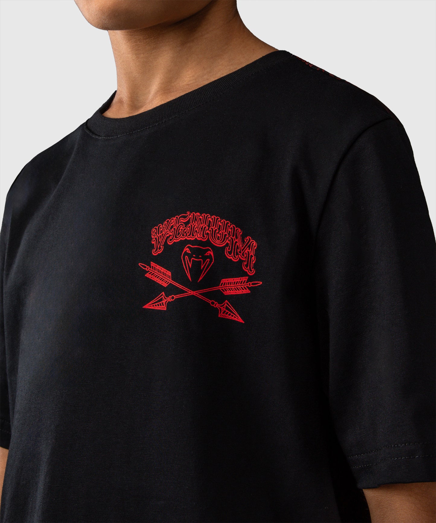 Venum Wolf Atak Kids T-Shirt - Black/Red