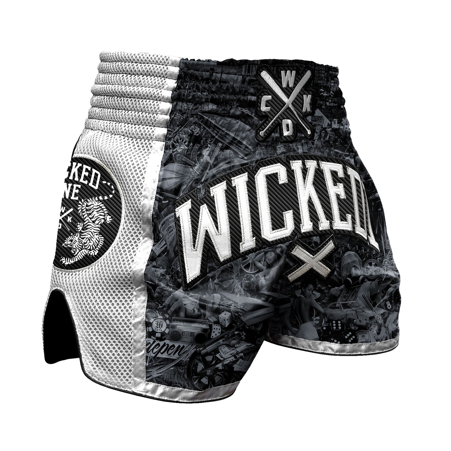 Short de Muay Thai Wicked One Born to Resist