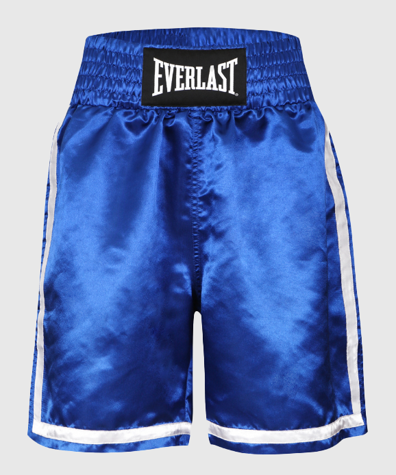 Short de Boxe Everlast Compétition - Bleu/Blanc