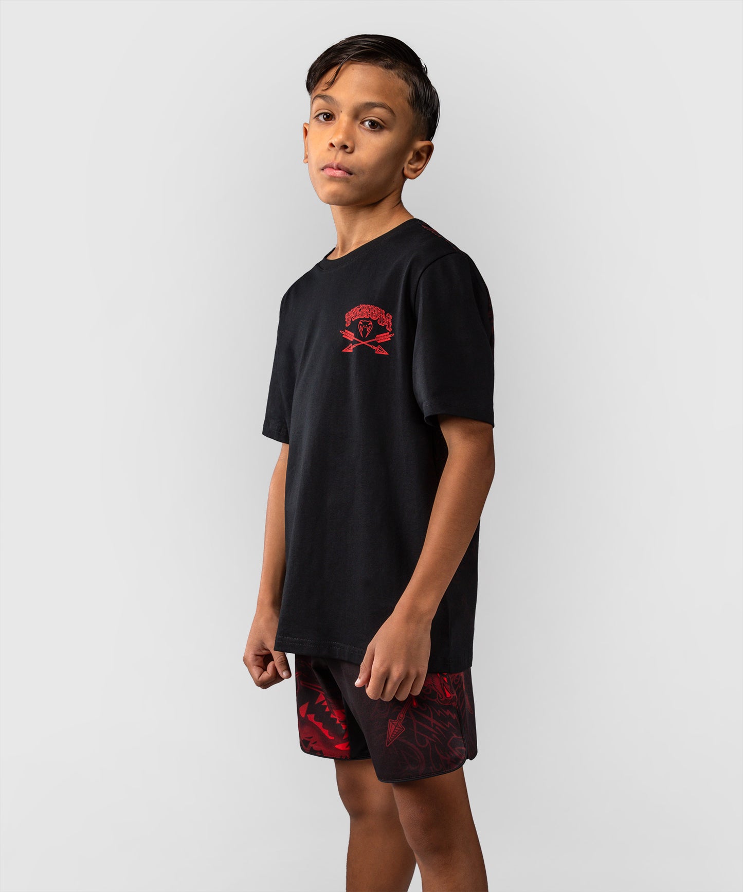 Venum Wolf Atak Kids T-Shirt - Black/Red