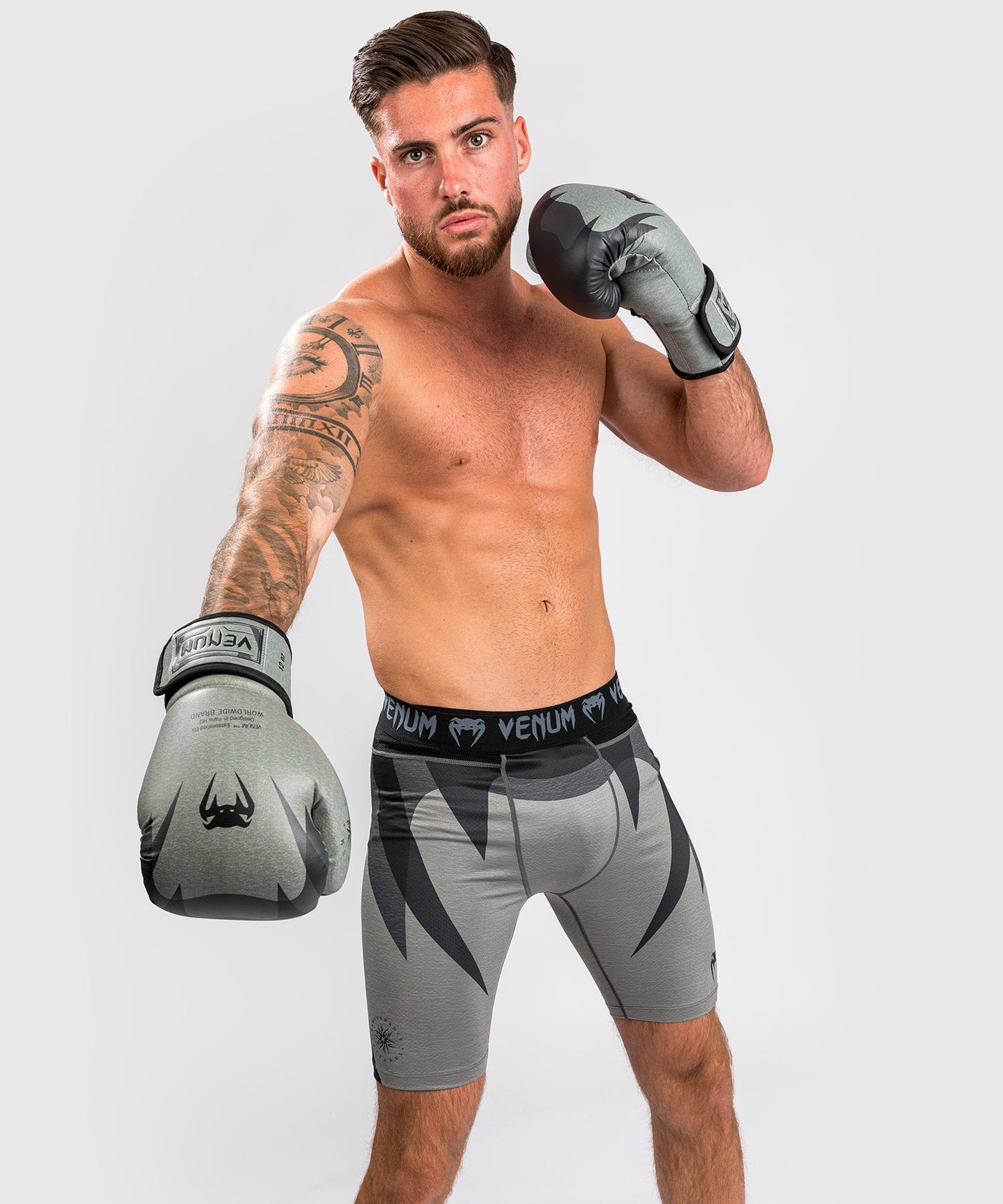 Venum Stone Compression Short - Mineral Green