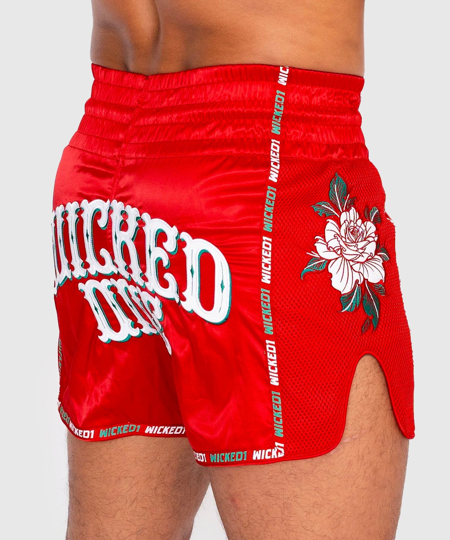 Wicked One Bandido Pantalones de Muay Thai - Rojo