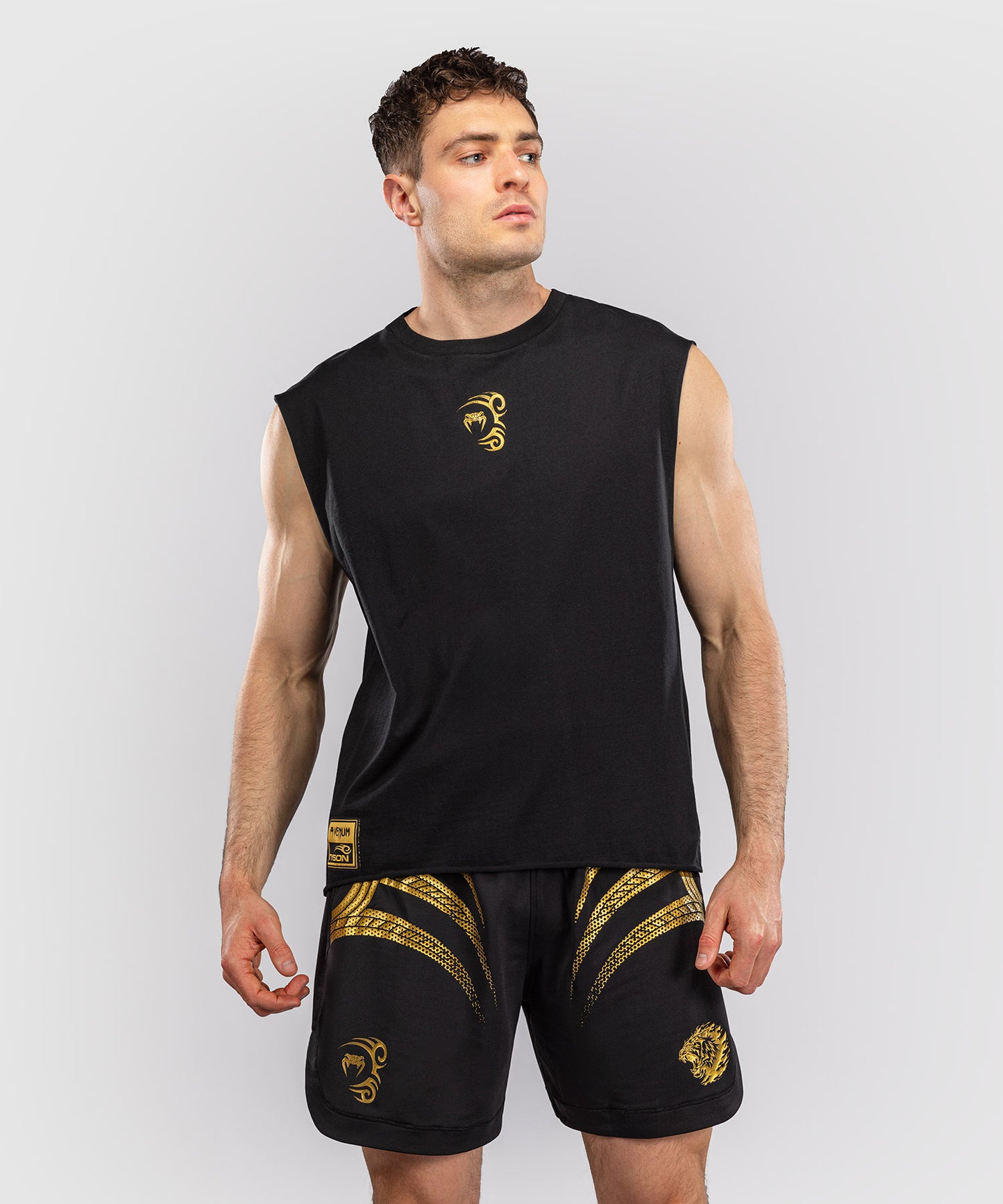 Venum x Mike Tyson Tiger Camiseta Sin Mangas - Negro/Oro