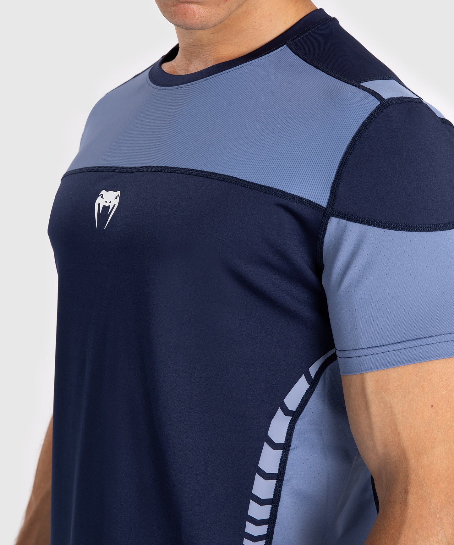 T-shirt Dry-Tech pour Hommes Venum Tempest - Bleu Marine/Bleu
